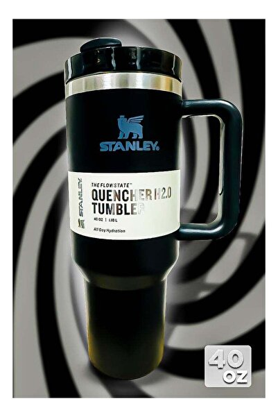 Generic Stanley Stanley 40oz Tumbler â€“ Limited Edition Stainless Steel Reusable Travel Mug with Straw | L