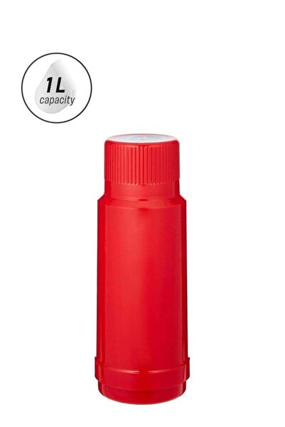 Generic ROTPUNKT 1L Thermos Flask Premium German-Made Vacuum Insulated Bottle with Lid/Cup