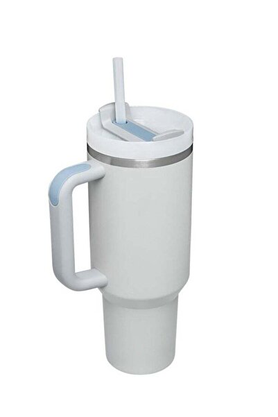 Generic Arabest NEW Insulated Stainless Steel 40 oz Tumbler Cup with Handle, Straw, Straw Cover, Cleaning K