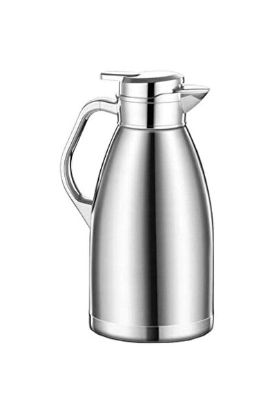 Generic HOOKOR 2.3L Thermal Coffee Carafe,Stainless Steel Insulated Thermal Pot for Coffee Hot Water, Bever