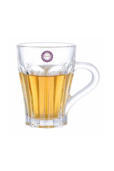 Generic طقم أكواب شاي ديسيني شفاف، 6 قطع، 120 دينار كويتي