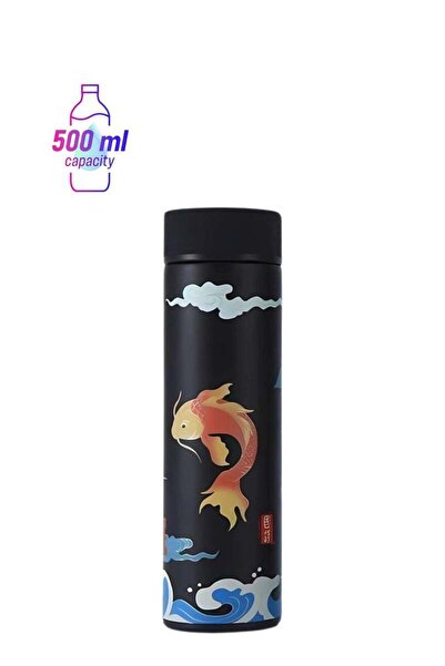 Generic Twisoo Twisoo Stainless Steel Smart Water Bottle, 500ml, Double Wall Vacuum Insulated, LED Touch Di