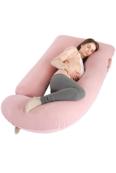 VTERLY Pregnancy Pillows, 180cm Long Maternity Pillows, U-Shape Full Body Pillow, Cooling Cover