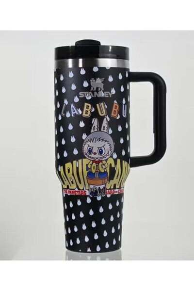 Generic Stanley 40oz Stainless Steel Vacuum Insulated Travel Cup | Double Wall Leak-Proof Tumbler with Hand