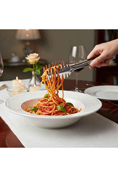 Arsel Pasta & Salad Tongs Stainless Steel 304 Quality Set of 3