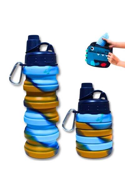 Generic ARTC ARTC Silicone Collapsible Food Grade Water Bottle For Sports And Reusable Leakproof Foldable A