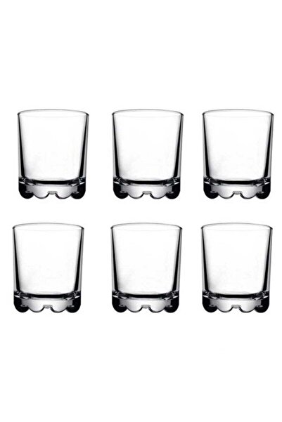 Generic Pasabahce 6 Pieces Karaman Whisky Tumbler, 250 Ml, 92 Mm Height, 77 Mm Diameter Clear