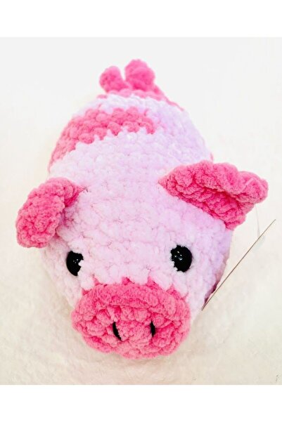 Vixie Figurină de pluș croșetată în formă de porc