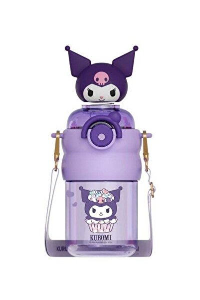 Generic GGEROU Kids Water Bottle 600ml Plastic Water Bottles Toddler Water Bottle with Straw and Portable S