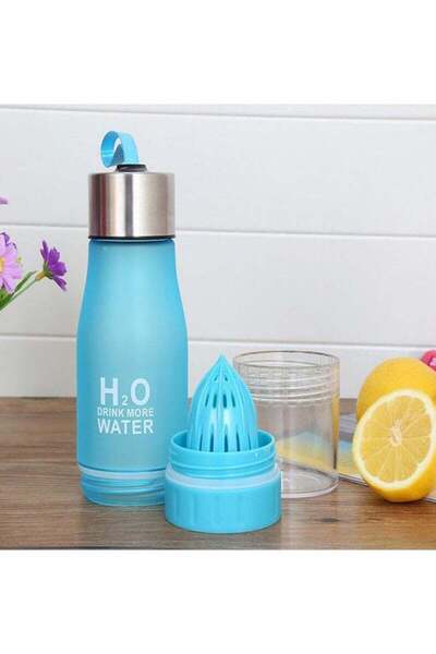 Generic H2O Fashion Sport Water Bottle, Plastic Water Bottle with Leak Proof Lid, Chug Mouth Design with Li