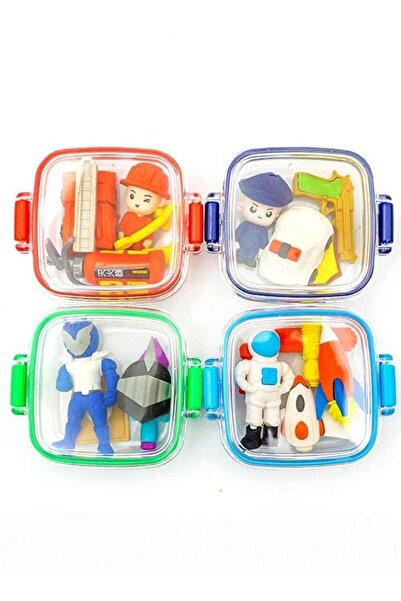 huitich Ultraman Creative Stationery Eraser Set – Assorted Lunch Box Design (Pack of 1)