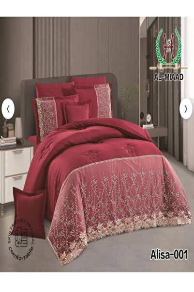 undefined مفرش دانتيل راقي مايكروفايبر بـتفاصيل بارزة وفخامة بملمس الجودة والاناقة