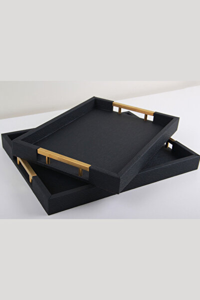 Generic Luxury Design Multi-Purpose Tray Set - Small 41 x 31 cm / Large 45 x 35 cm