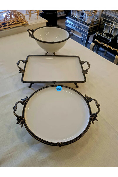 BULUTHOMEAKSESUAR 3 Piece Presentation Set Antique