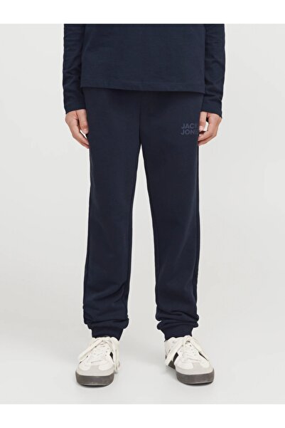 Jack & Jones Boys' Mid-Rise Joggers, Regular Fit, Dark Navy