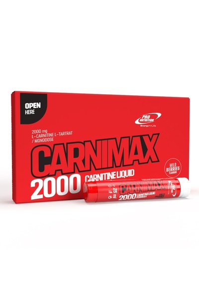 Pro Nutrition Carnimax 2000 Fructe de padure 10 monodoze x 25 ml