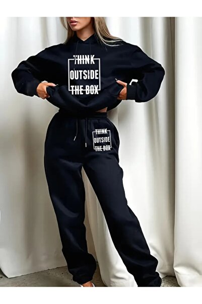 LAYORA 3 Thread Fleece Hoodie Set – Modern and Comfortable Street Style Look