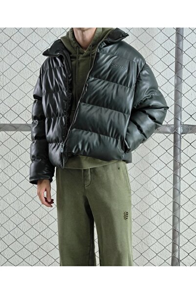 Hazhers Men's Waterproof Inflatable Winter Coat