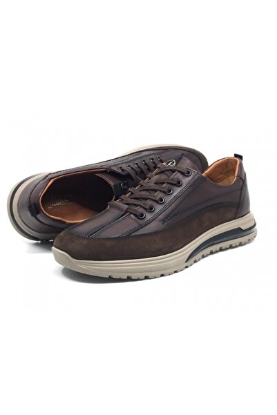 LİSANS SHOES 100% Leather Men's Comfortable Daily Winter Orthopedic Sports Shoes New Season 40-44