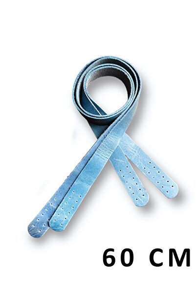 alfa tasarım atölyesi مقبض حقيبة قابل للخياطة من الجلد الطبيعي (زوج/60 سم) با...