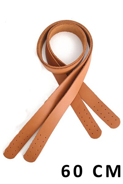 alfa tasarım atölyesi مقبض حقيبة قابل للخياطة من الجلد الطبيعي (زوج/60 سم) لو...