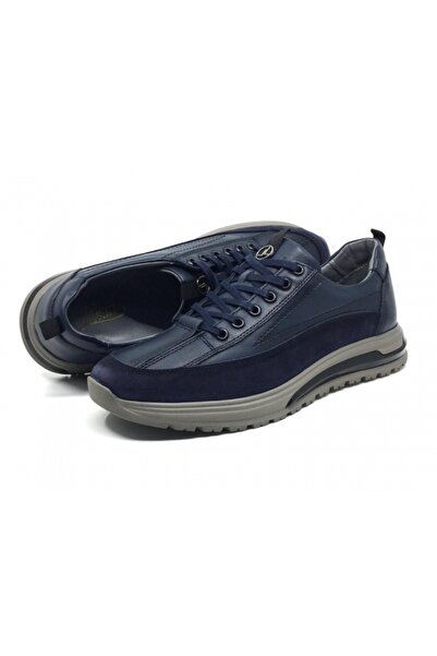 LİSANS SHOES 100% Leather Men's Comfortable Daily Winter Orthopedic Sports Shoes New Season 40-44