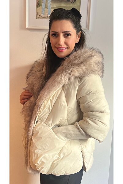 styleFlex Women's jacket with premium faux fur and knit sleeves