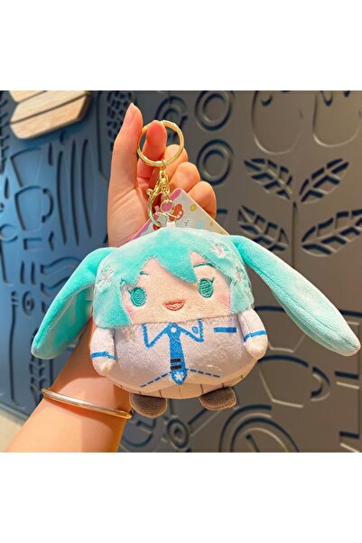 synshop Hatsune Miku Anime Tie Plush Toy Bag Ornament Carm Keychain Gift