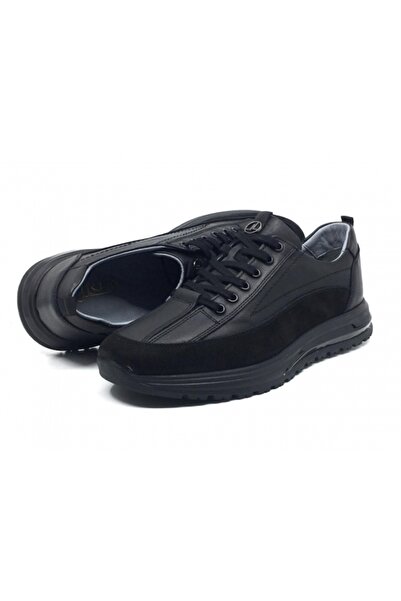 LİSANS SHOES 100% Leather Men's Comfortable Daily Winter Orthopedic Sports Shoes New Season 40-44