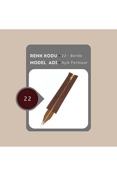 alfa tasarım atölyesi Piele naturală Fermoar deschis 25 Cm