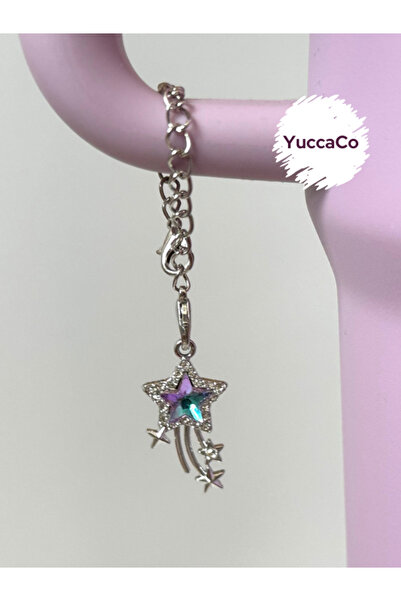 YuccaCo Accessorize Your Life Kuyruklu Parıltılı Yıldız Termos Süsü/Yıldızlı ...