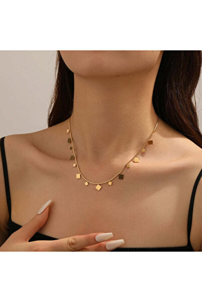 Pursehuit Κολιέ σε χρυσό χρώμα, κατασκευασμένο από ανοξείδωτο ατσάλι, φυσητό ...