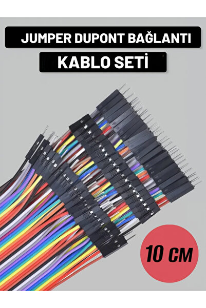 Arduino Projeleri 120’li Dişi-dişi, Erkek-erkek, Erkek-dişi Jumper Kablo Seti 120jset