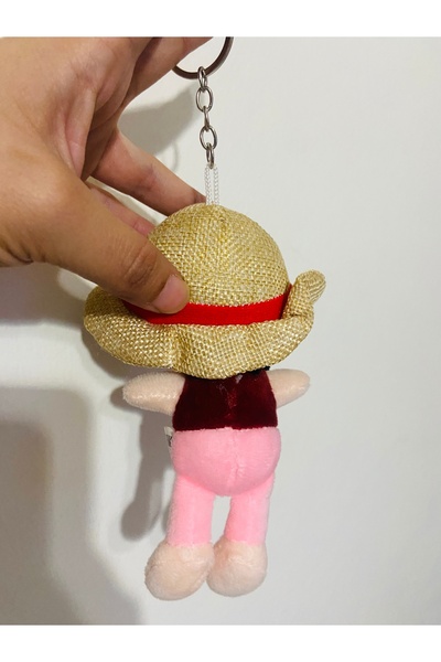 synshop Monkey D. Luffy One Piece Anime Manga Plush Toy Bag Ornament Carm Keychain Gift
