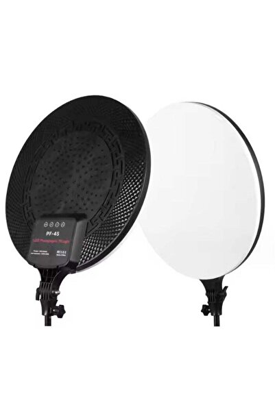 Generic PF-45 Photography Light – 18" 60W High-Brightness Circular Fill Light for Streaming & Beauty