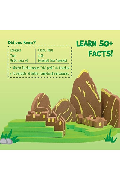 Imagimake Mapology Monuments of World | 3D Puzzles for Kids Ages 8-10