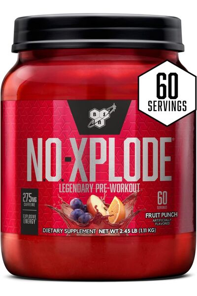 BSN N.O.-XPLODE PreWorkout with Creatine Beta Alanine Energy 60 Servings