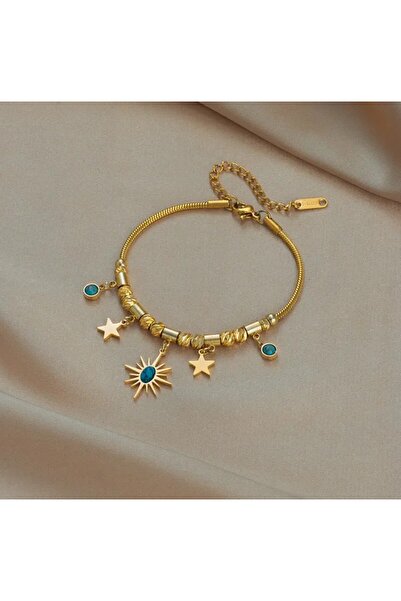 MITH SB TAKI 316L Titanium Stainless Steel Blue Polar Star Bracelet