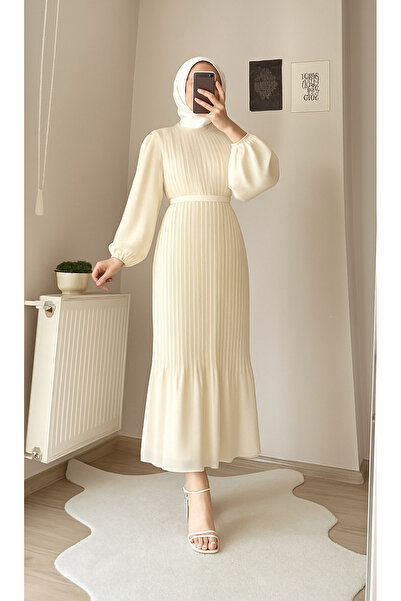 CYM Butik Pleated Hijab Dress