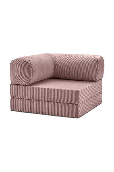 DECHOME Modüler Köşe Minderi 100x100 Fitilli Kadife, Rahat, Dayanıklı, Çok Am...