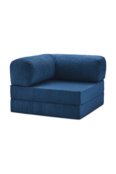 DECHOME Modüler Köşe Minderi 100x100 Fitilli Kadife, Rahat, Dayanıklı, Çok Amaçlı Yer Minderi