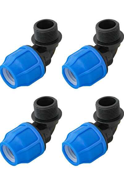 Altınyapı Hobi Market وصلة كابلات كابلين بوشيفيت للرجال مقاس 50*50 مم (رباعية)