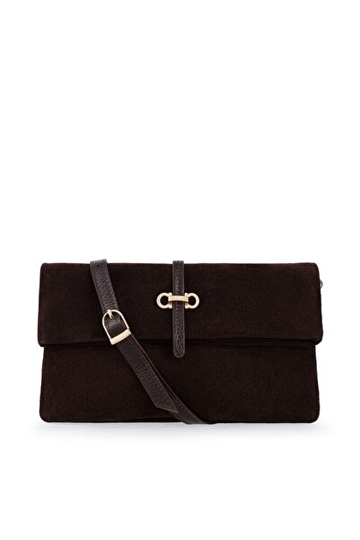 Bilik Deri Exclusive Brown Women's Portfolio & Clutch Bag Blm P-02-Sü