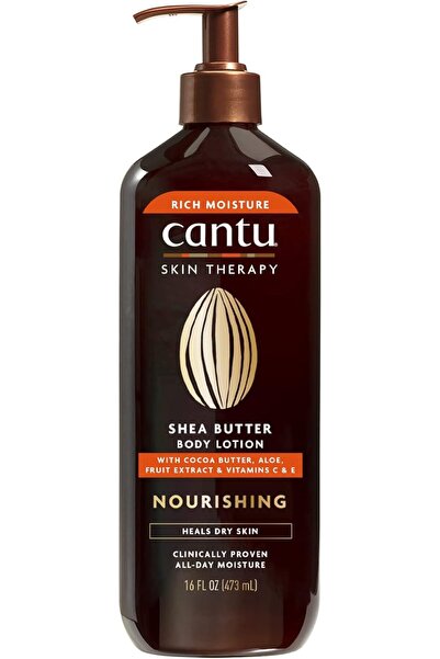 Cantu لوشن الجسم المغذي بزبدة الشيا للعناية بالبشرة 473 مل