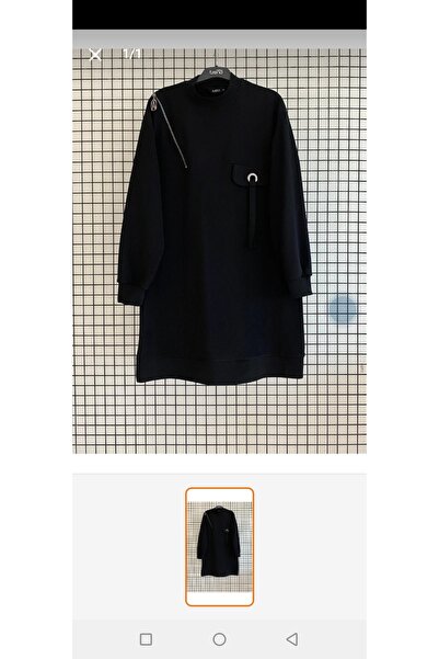 Armine TREND 25Kt453 Tunic Black Stretch Fabric