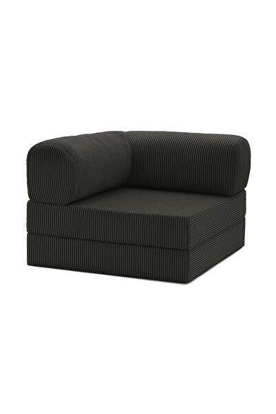 DECHOME Modüler Köşe Minderi 100x100 Fitilli Kadife, Rahat, Dayanıklı, Çok Am...