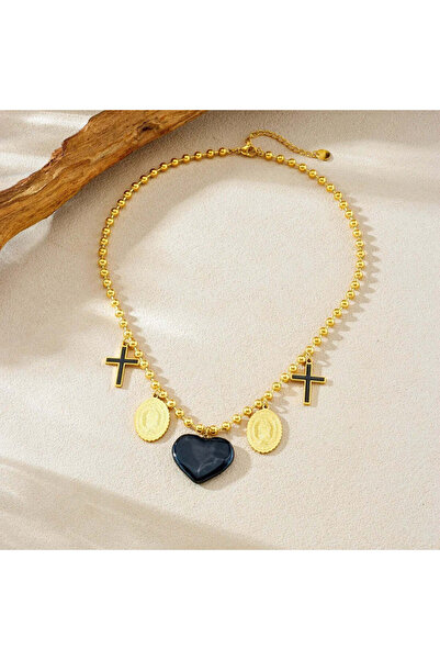 Pursehuit Κολιέ σε χρυσό χρώμα, κατασκευασμένο από ανοξείδωτο ατσάλι, φυσητό ...