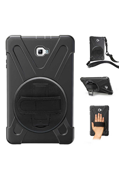 zore Galaxy Tab a T580 10.1 Nxxa Defender Silicone Tablet Case - Black