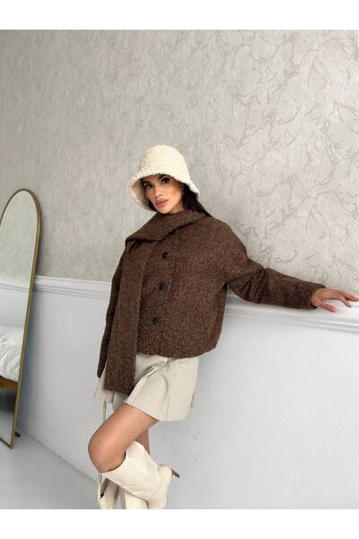 D'RECCY Women's Knitted Cardigan Short Coat