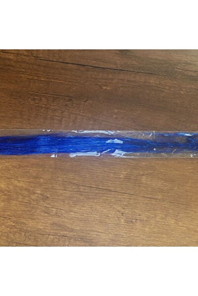 YASEMİN KAPLAN مشبك شعر من التينسيل باللون الأزرق الفاتح – موديل لامع وبراق